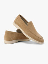 Men's Suede Penny Loafers