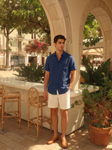 Men's Linen Short Sleeve Shirt