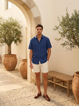 Men's Linen Short Sleeve Shirt