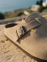 Men's Slip On Suede Clogs