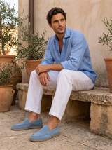 Men's Suede Driving Loafers