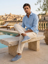 Men's Suede Venetian Loafers
