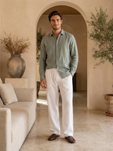 Men's Relaxed Linen Trousers