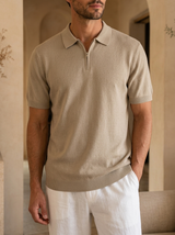 Men's Knit Polo Shirt