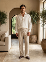 Men's Relaxed Linen Trousers
