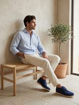 Men's Suede Venetian Loafers