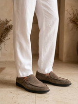 Men's Suede Textured Loafers