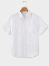 Men's Linen Short Sleeve Shirt