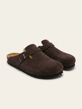 Men's Slip On Suede Clogs