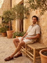 Men's Linen Short Sleeve Shirt