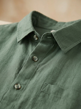 Men's Linen Long Sleeve Shirt