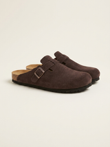 Men's Slip On Suede Clogs