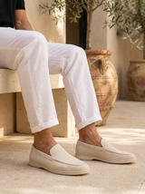 Men's Suede Penny Loafers