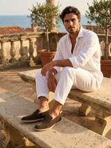 Men's Suede Driving Loafers