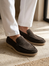 Men's Suede Driving Loafers