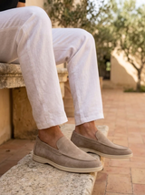 Men's Suede Penny Loafers