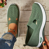 Women's Knit Mesh Slip-On Sneakers
