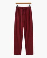 Women's Relaxed Linen Trousers - Neutral