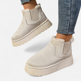 Women's Suede-Lined Chelsea Boots