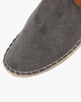 Men's Black Suede Espadrilles