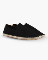 Men's Black Suede Espadrilles