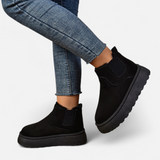 Women's Suede-Lined Chelsea Boots