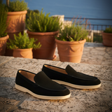 Men’s Suede Loafers – Old Money