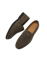Men's Suede Loafers - Textured