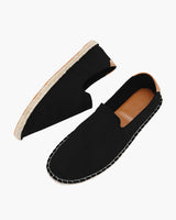 Men's Black Suede Espadrilles