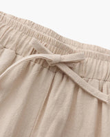 Men's Relaxed Linen Trousers - Zanzibar Beige