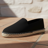 Men's Black Suede Espadrilles