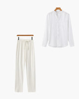 Men's Linen Shirt and Trouser Set | Relaxed Resortwear