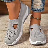 Women's Knit Mesh Slip-On Sneakers