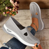 Women's Knit Mesh Slip-On Sneakers