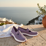 Women's Knit Mesh Slip-On Sneakers