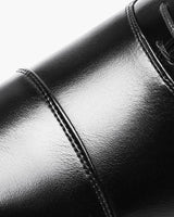 Men's Black Leather Oxford Shoes