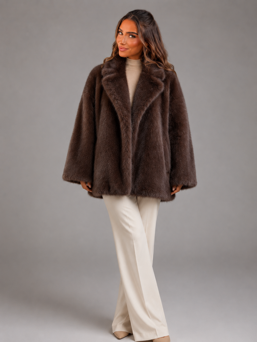 Women's Oversized Faux Fur Coat