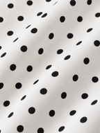 Women's Polka Dot Lightweight Jacket | Drawstring Casual Coat