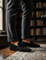 Men’s Suede Loafers – Old Money