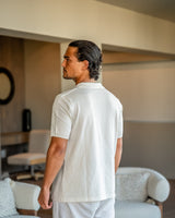 Men's Striped Linen Camp Collar Shirt - Bradford
