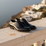 Men's Black Leather Oxford Shoes