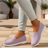Women's Lavender Mesh Slip-On Sneakers