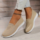 Women's Lavender Mesh Slip-On Sneakers