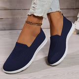 Women's Lavender Mesh Slip-On Sneakers