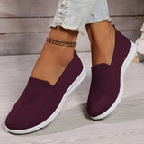 Women's Lavender Mesh Slip-On Sneakers