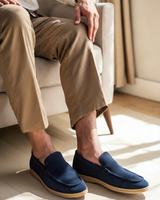 Men’s Suede Loafers – Old Money