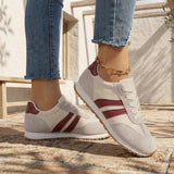 Women's Vintage Suede Lace-Up Sneakers