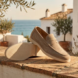 Men’s Suede Loafers – Old Money