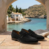 Men’s Suede Loafers – Old Money