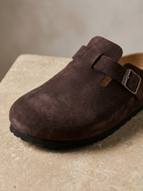 Men's Slip On Suede Clogs